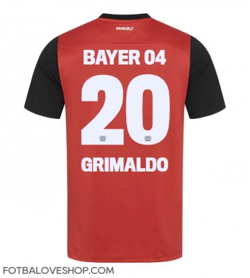 Bayer Leverkusen Alejandro Grimaldo #20 Domácí Dres 2024-25 Krátký Rukáv